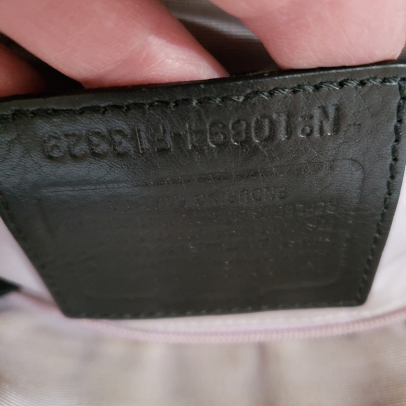 Coach #F11329 Nylon Crossbody Bag - Picture 4 of 6